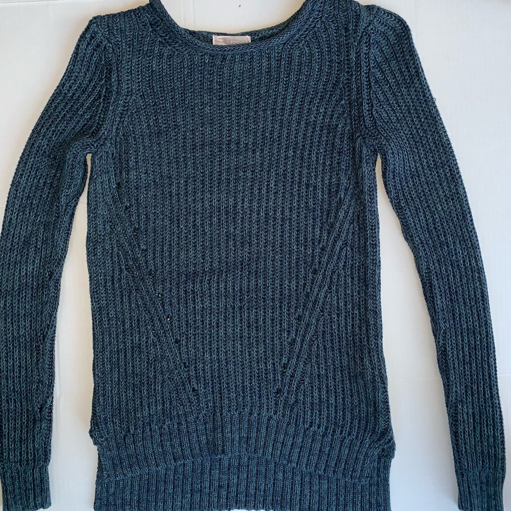 Teal sweater